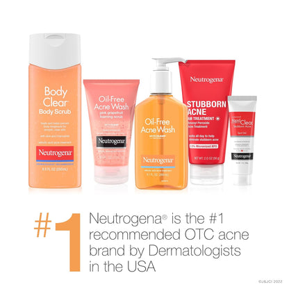 Neutrogena Body Clear Acne Body Wash and Scrub 2% Salicylic Acid – Thoughtful Gift for Teens Struggling with Body Acne