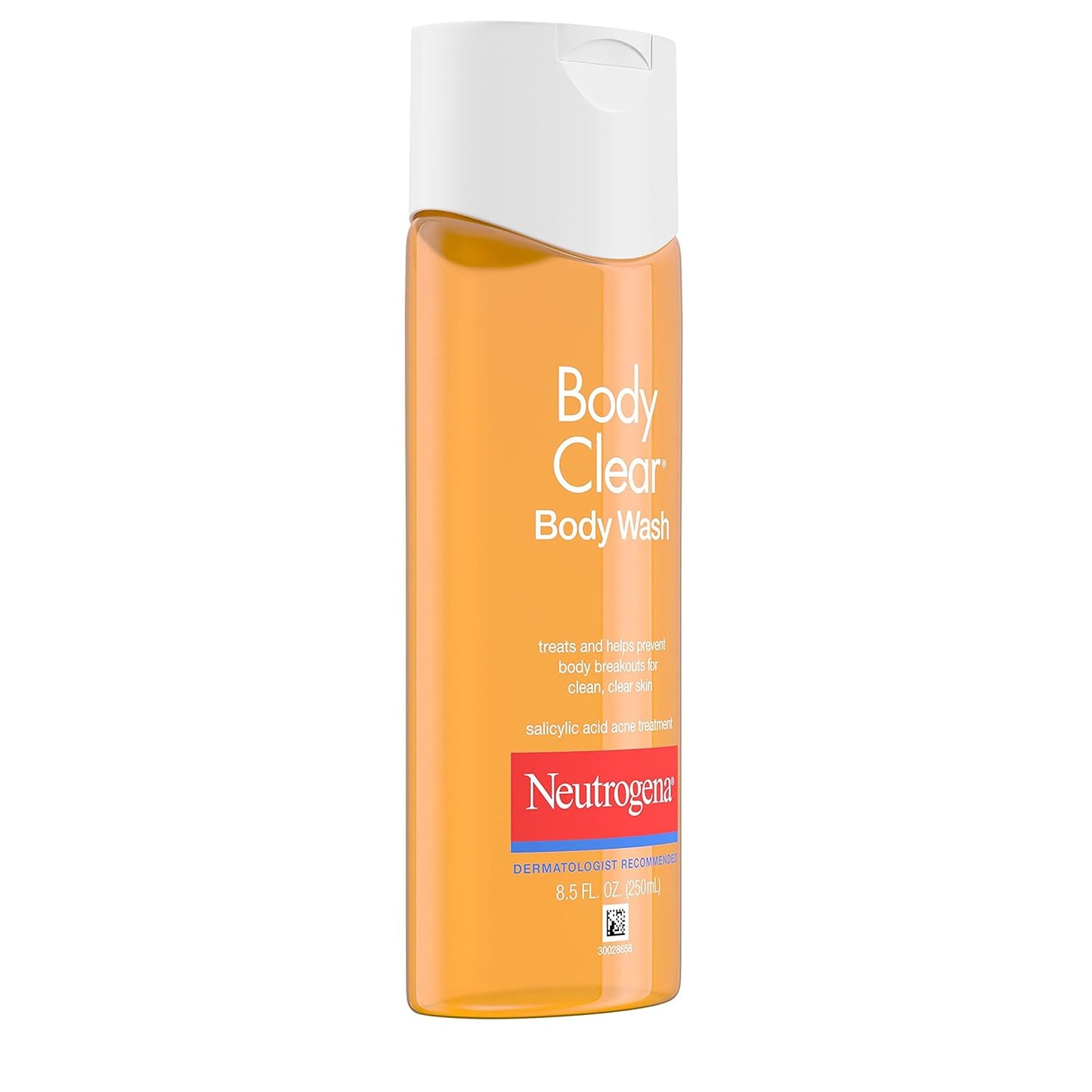 Neutrogena Body Clear Acne Body Wash – Non-Irritating Daily Acne Wash for Sensitive Skin, Fragrance-Free