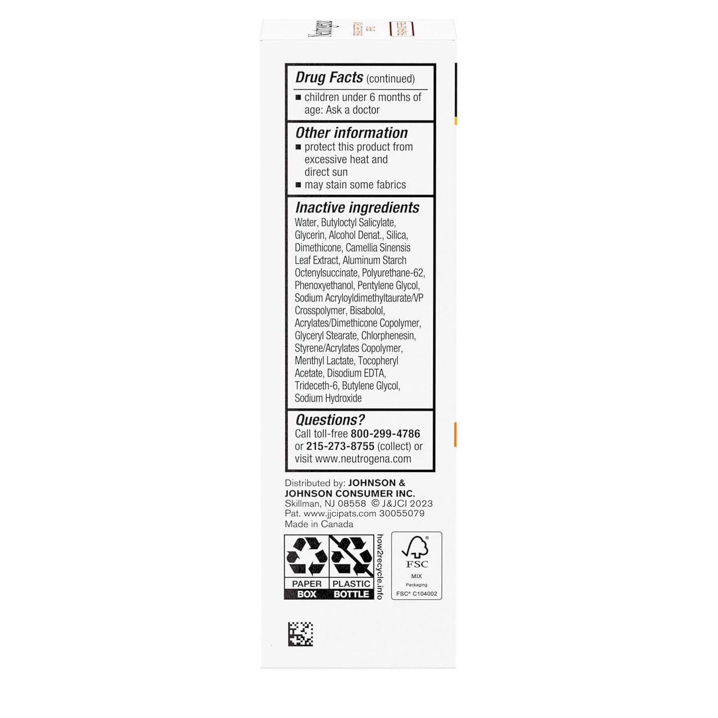 Neutrogena Clear Face Sunscreen Serum – 80-Minute Water-Resistant Defense for Beach and Pool Days
