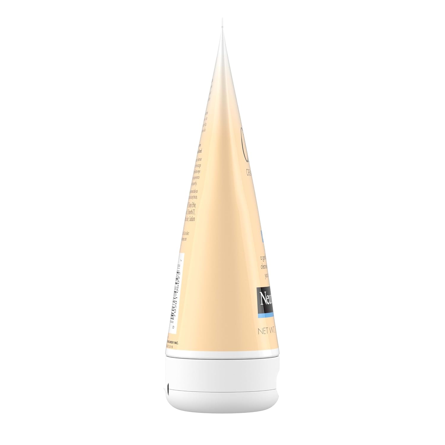 Neutrogena Deep Clean Daily Facial Cream Cleanser with Beta Hydroxy Acid for Gentle Sensitive Skin, Alcohol-Free Dermatologist-Tested Wash, 7 fl. oz