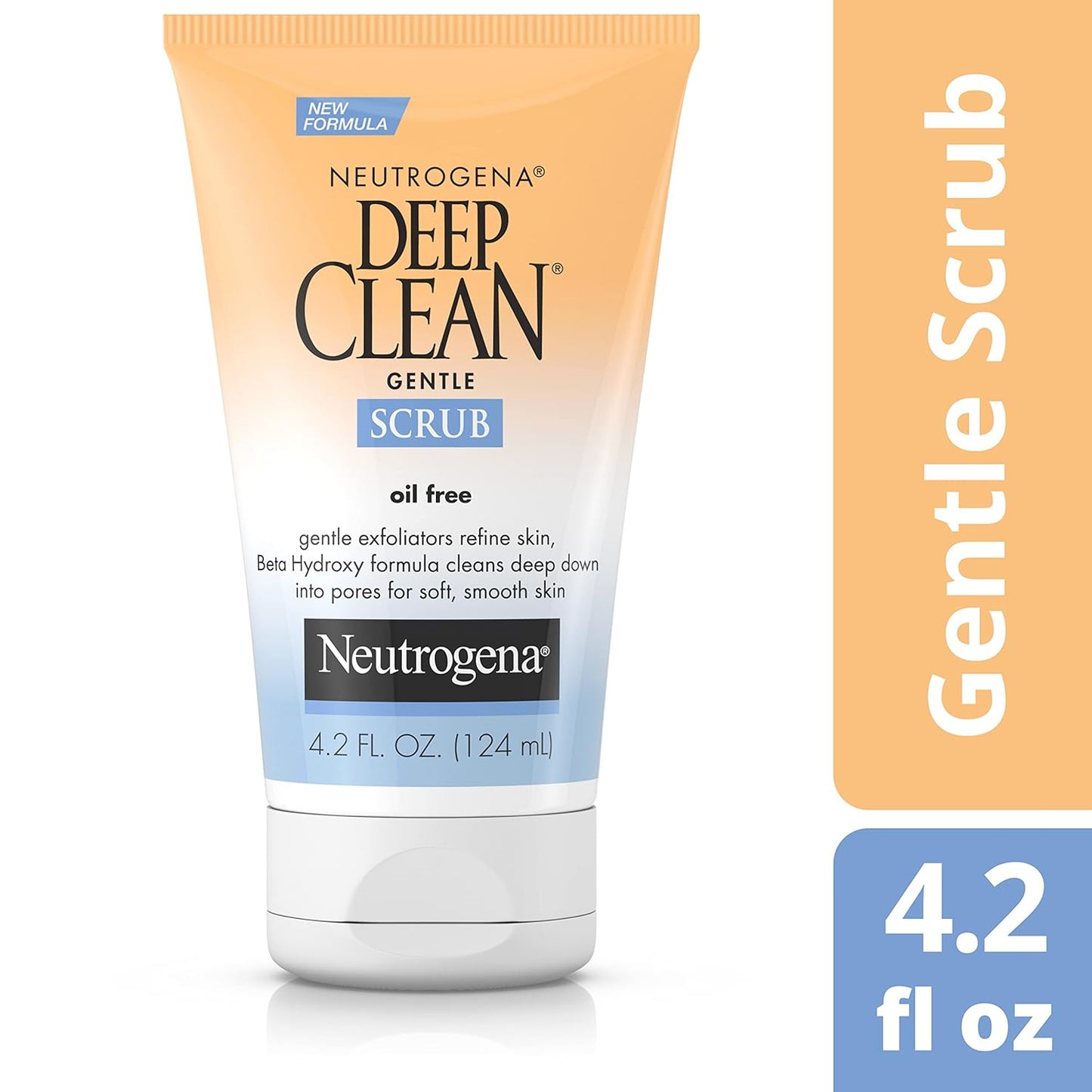 Neutrogena Deep Clean Gentle Scrub – Teen Skincare Starter for Acne-Prone Young Skin, 4.2 fl. oz