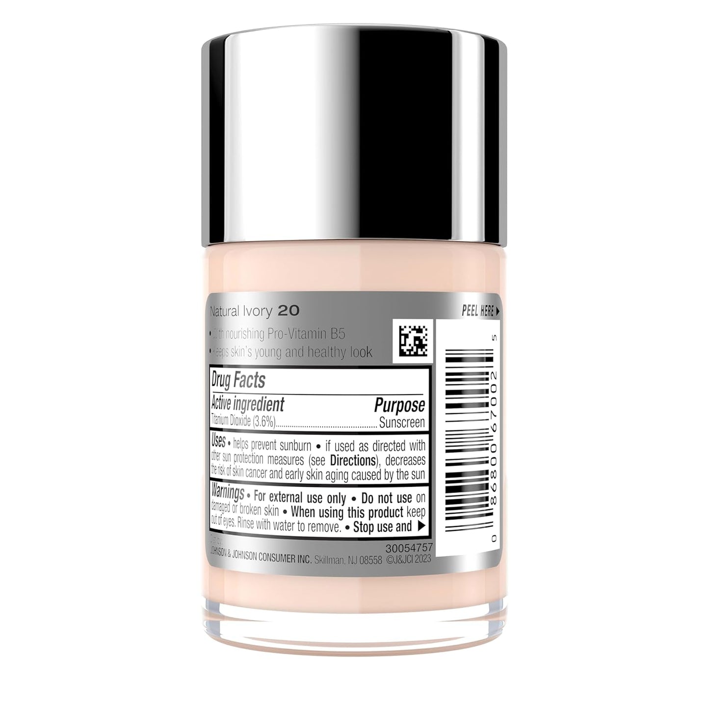 Neutrogena Healthy Skin Liquid Foundation – Quick Morning Base for Busy Professionals, 3-in-1 with SPF 20