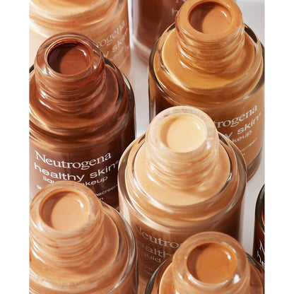 Neutrogena Healthy Skin Liquid Foundation – Quick Morning Base for Busy Professionals, 3-in-1 with SPF 20