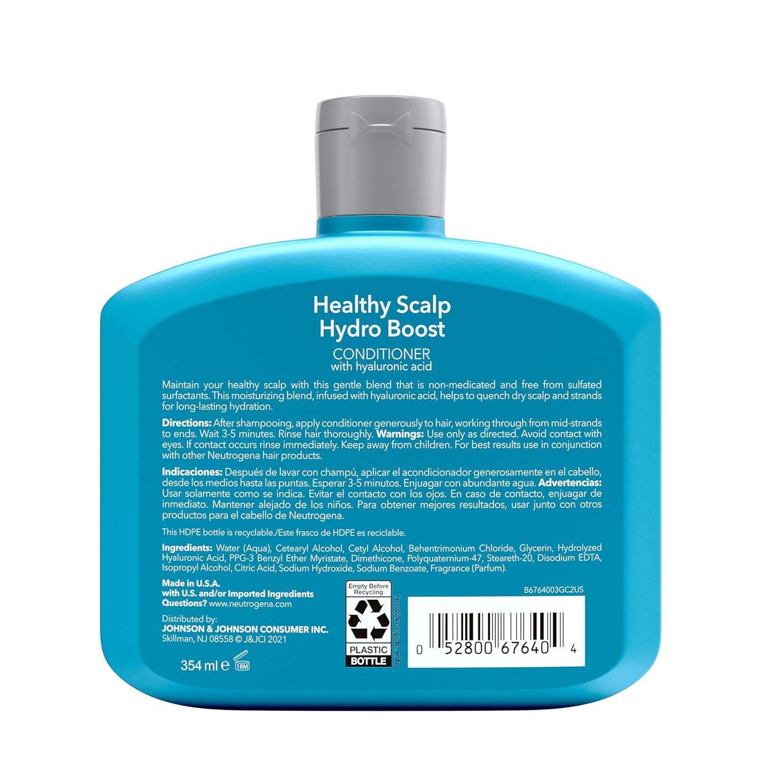Neutrogena Hydro Boost Conditioner – Dermatologist-Crafted Conditioning for Refined Home Spa Experience