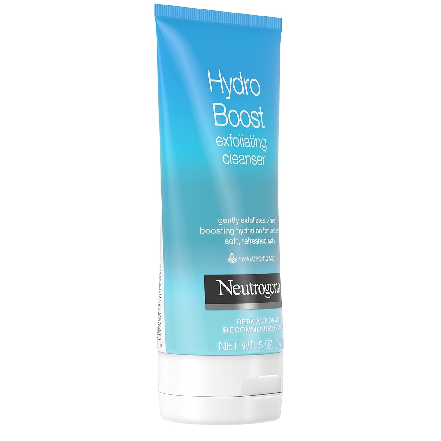Neutrogena Hydro Boost Daily Exfoliating Facial Cleanser – Hydrating Hyaluronic Acid Gel-Cream for Mindful Morning and Evening Routines