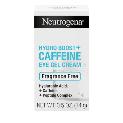 Neutrogena Hydro Boost Eye Cream – Nighttime Wind-Down Hydration for Dark Circles, Fragrance-Free Under Eye Cream with Peptides