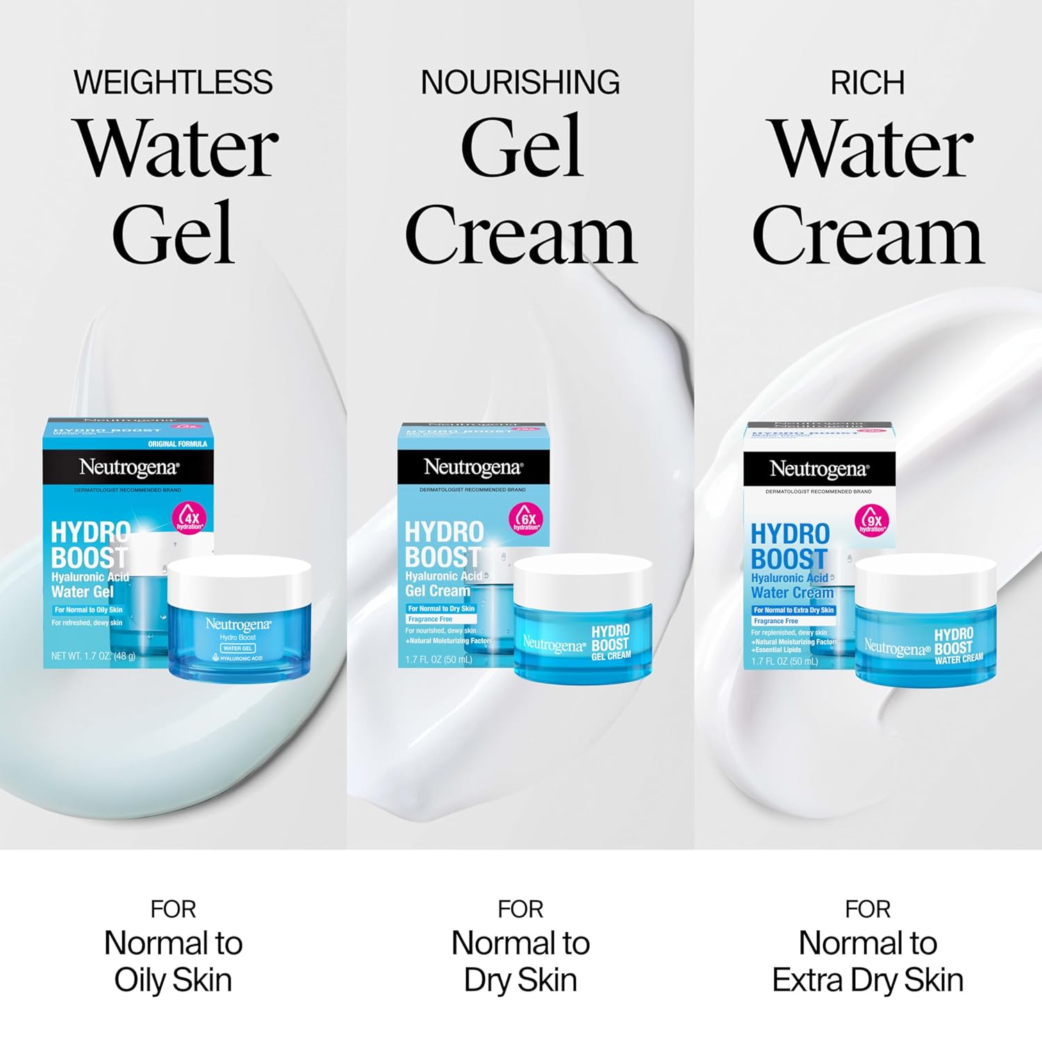 Neutrogena Hydro Boost Gel Cream – 24-Hour Hydration for Mindful Morning Self-Care and Evening Wind-Down Routines