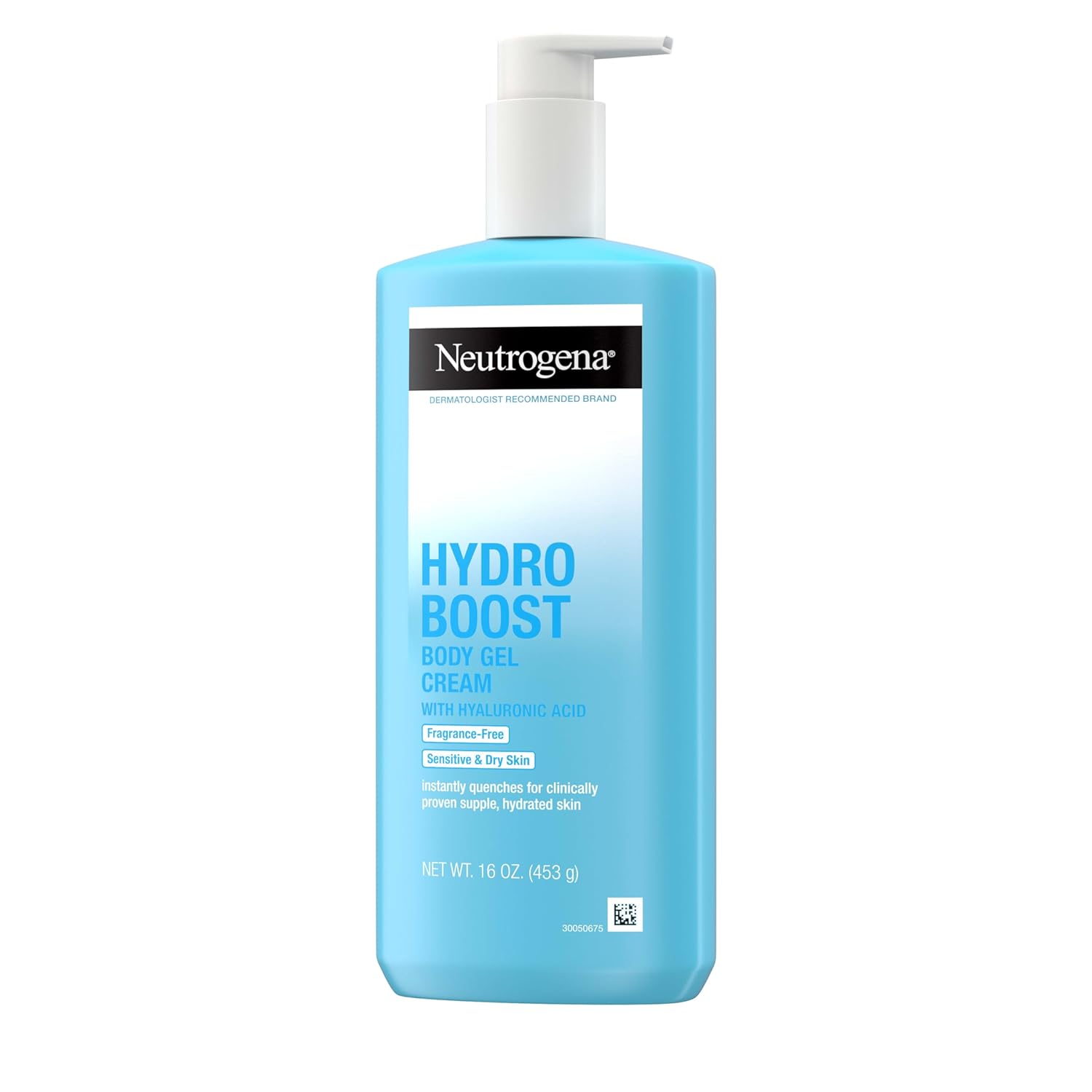 Neutrogena Hydro Boost Hyaluronic Acid Body Moisturizer – Calming Fragrance-Free Lotion for Mindful Morning and Evening Skincare Routines