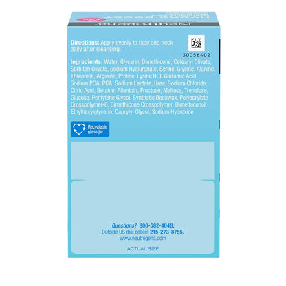 Neutrogena Hydro Boost Hyaluronic Acid Moisturizer and Foaming Gel Cleanser Duo – Mindful Evening Self-Care Routine for Dry Skin