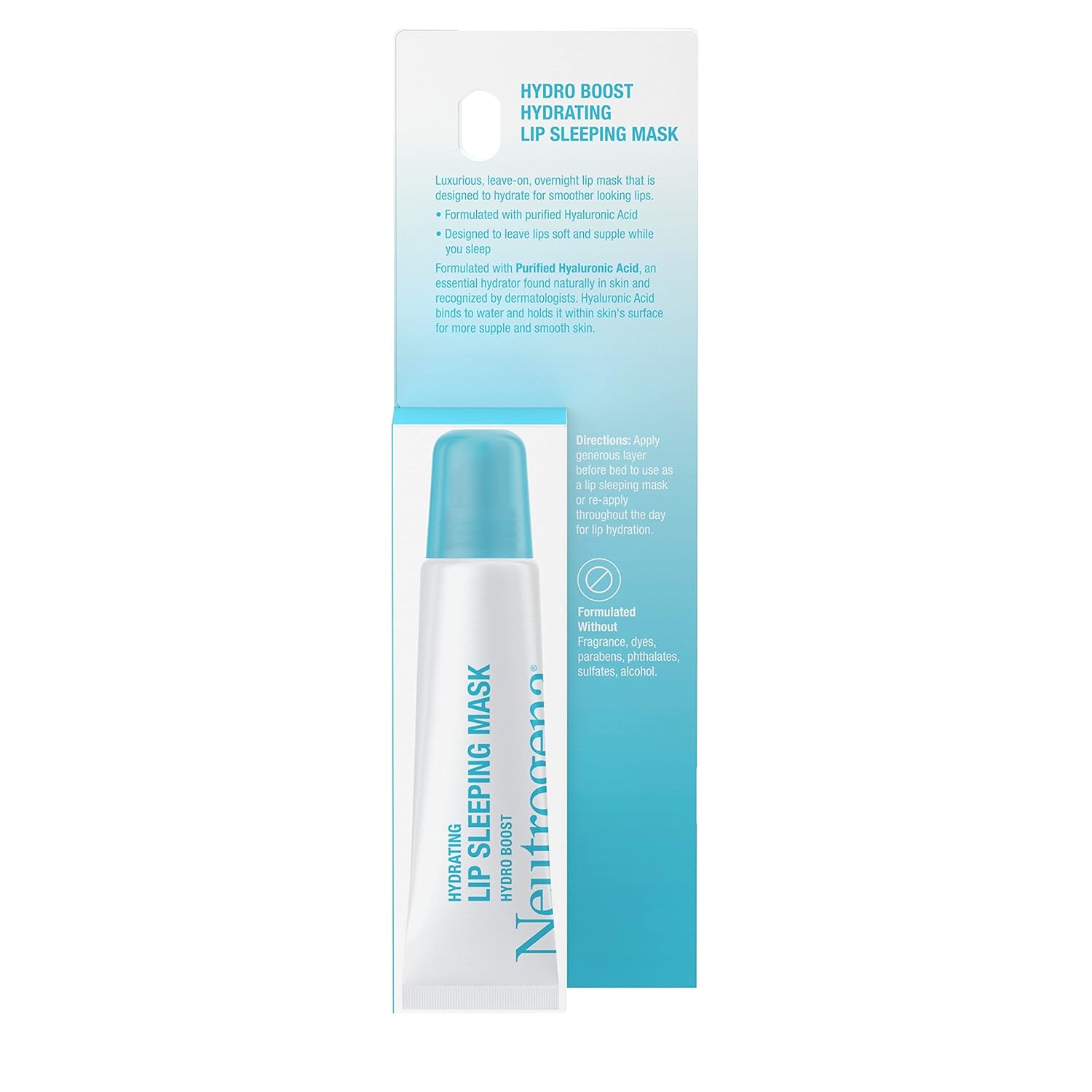 Neutrogena Hydro Boost Hydrating Lip Sleeping Mask – Fragrance-Free Hyaluronic Overnight Balm for a Simple, Intentional Routine