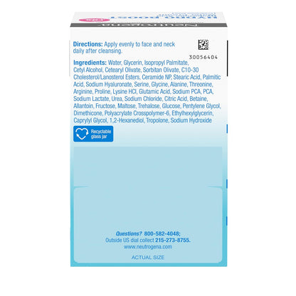 Neutrogena Hydro Boost Water Cream Bundle – Stress-Relief Nighttime Moisturizer for Dry, Sensitive Skin