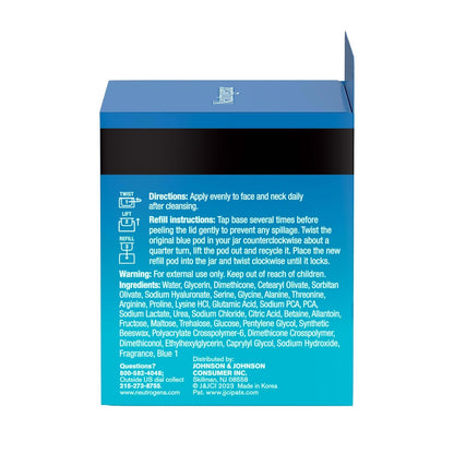 Neutrogena Hydro Boost Water Gel Refill – Cooling Hydration Step for Calming Nightly Self-Care