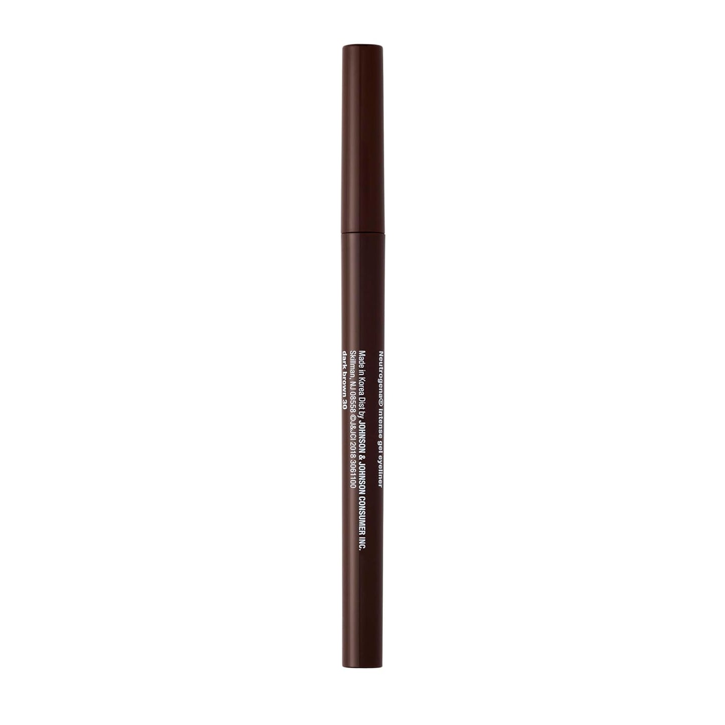 Neutrogena Intense Gel Eyeliner – Clean Beauty Staple for a Capsule Makeup Kit, Single-Stroke Pigment