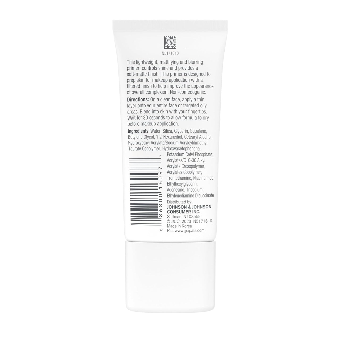Neutrogena Mattifying Primer with Niacinamide – Clean 1 oz Tube for an Uncluttered Vanity