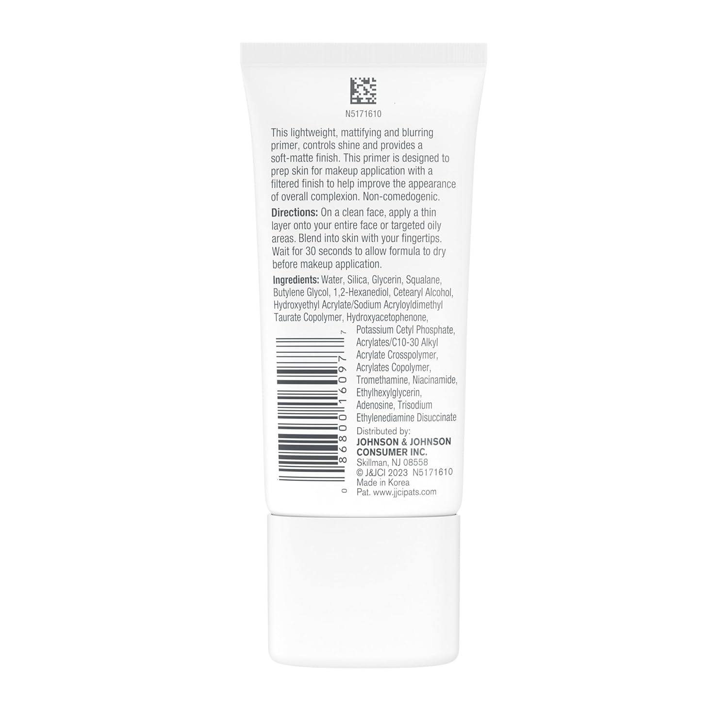 Neutrogena Mattifying Primer with Niacinamide – Clean 1 oz Tube for an Uncluttered Vanity