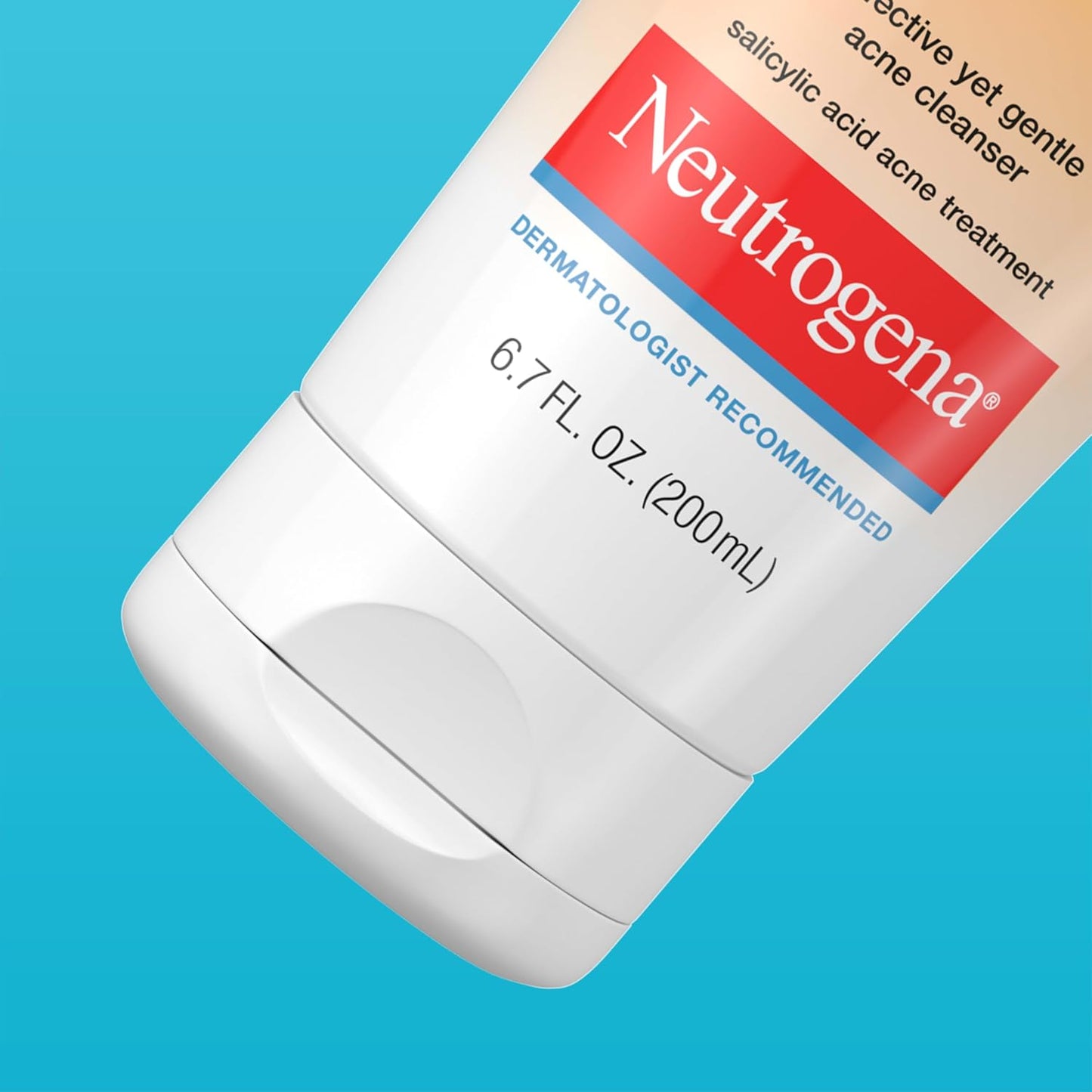 Neutrogena Oil-Free Acne Face Wash Cream Cleanser 2% Salicylic Acid – Calming Self-Care Wash for Daily Acne Care Routine
