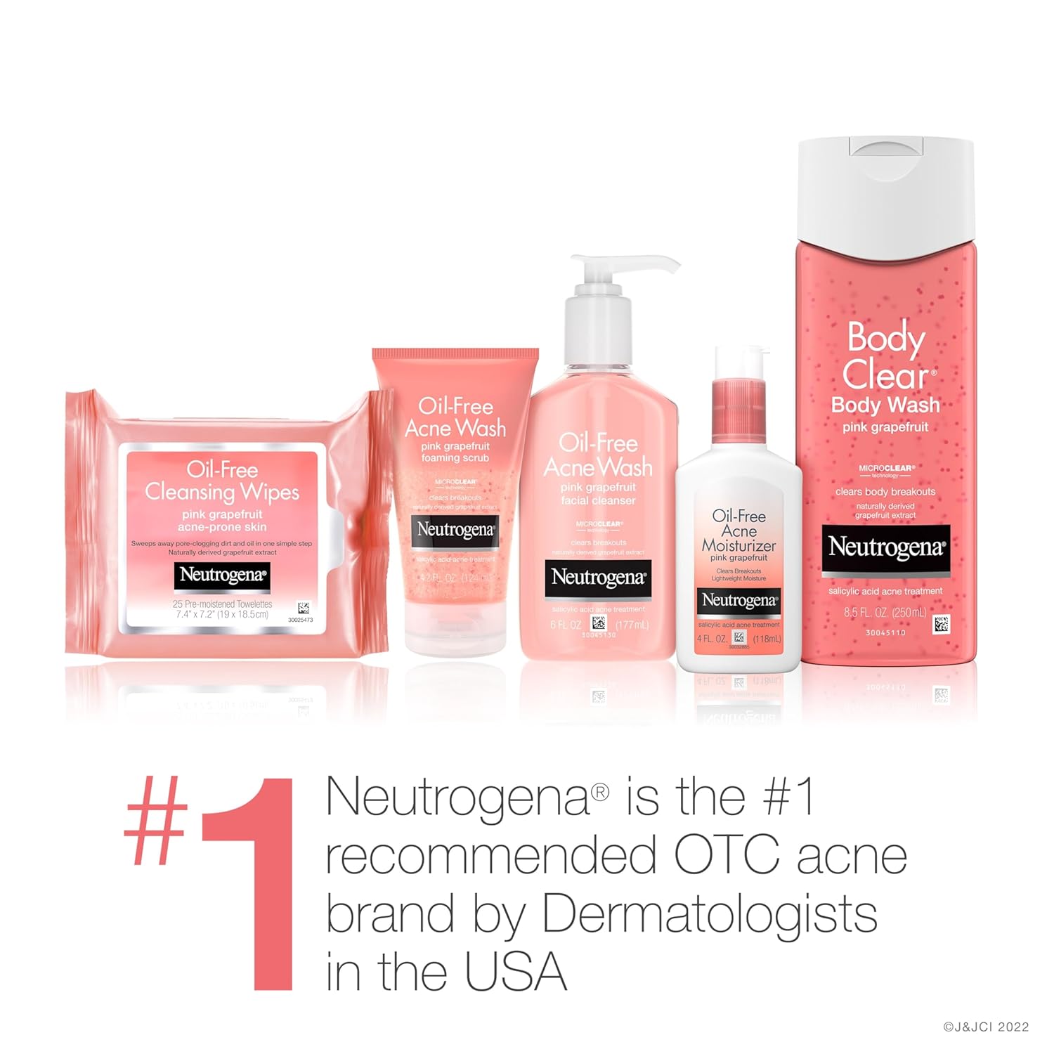 Neutrogena Pink Grapefruit Foaming Scrub – 2% Salicylic Acid Face Wash for a Restorative Nightly Self-Care Routine