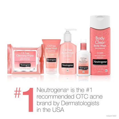 Neutrogena Pink Grapefruit Foaming Scrub – 2% Salicylic Acid Face Wash for a Restorative Nightly Self-Care Routine