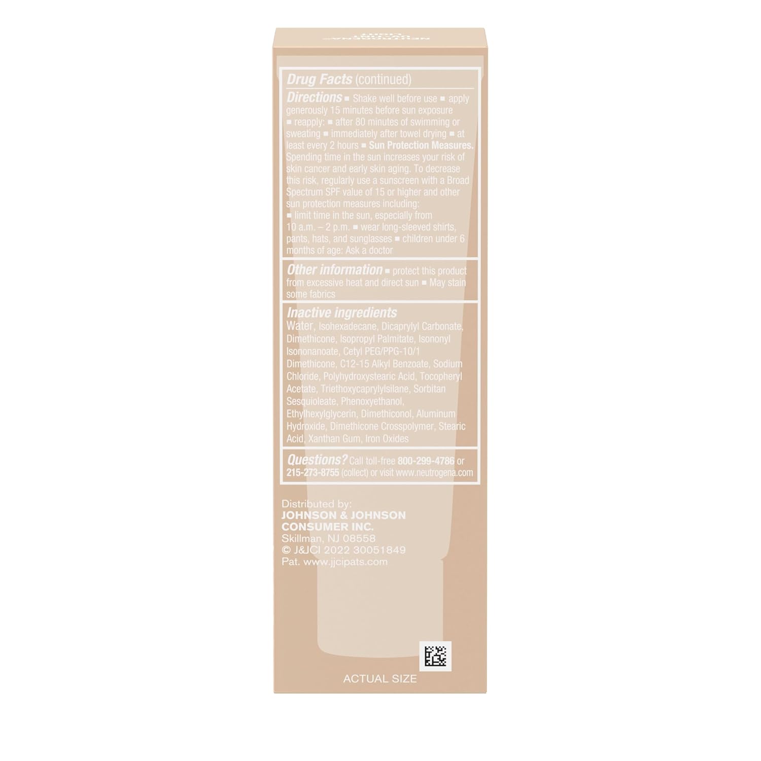 Neutrogena Purescreen+ Mineral UV Tint Face Liquid Tinted Sunscreen – Sensitive Skin Wellness Essential, Water-Resistant Mineral SPF 30