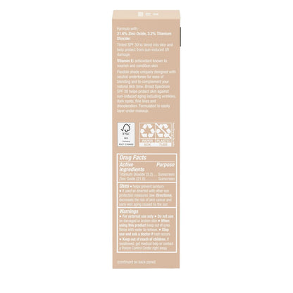 Neutrogena Purescreen+ Mineral UV Tint Face Liquid Tinted Sunscreen – Sensitive Skin Wellness Essential, Water-Resistant Mineral SPF 30