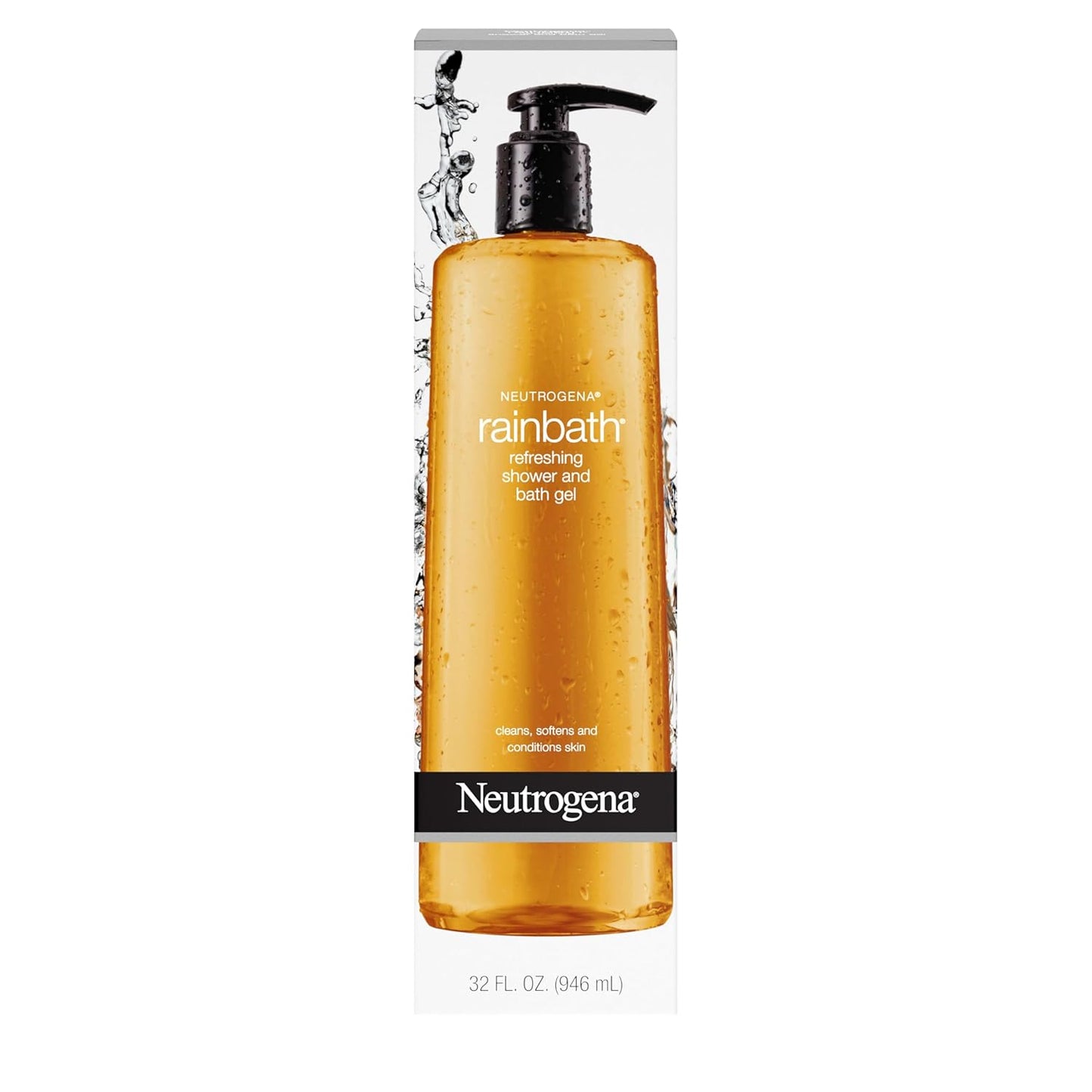 Neutrogena Rainbath Cleansing Gel, Aromatherapy Body Wash 32 fl oz for Mindful Bath Time