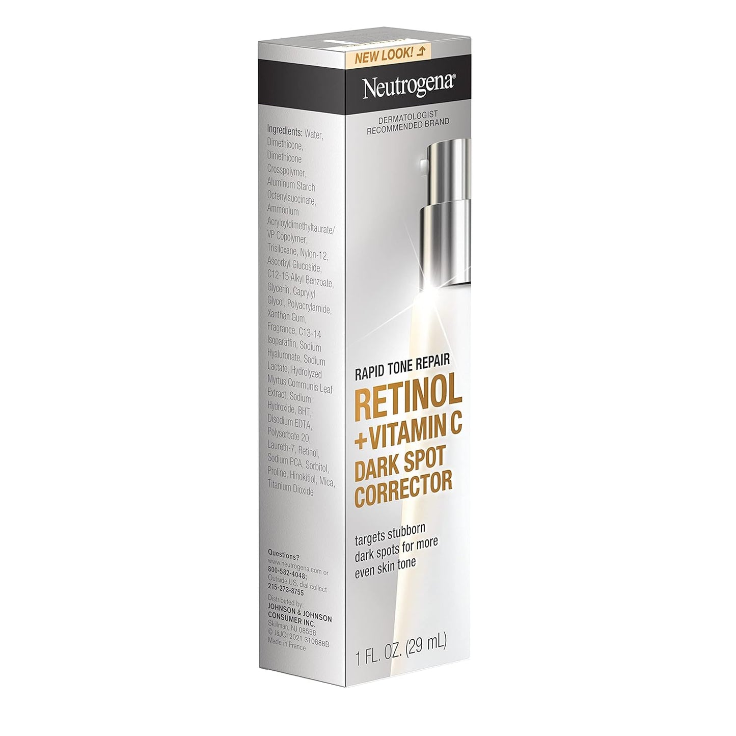 Neutrogena Rapid Tone Repair Retinol + Vitamin C Serum – Premium Anti-Aging Treatment for an Elevated Vanity Counter