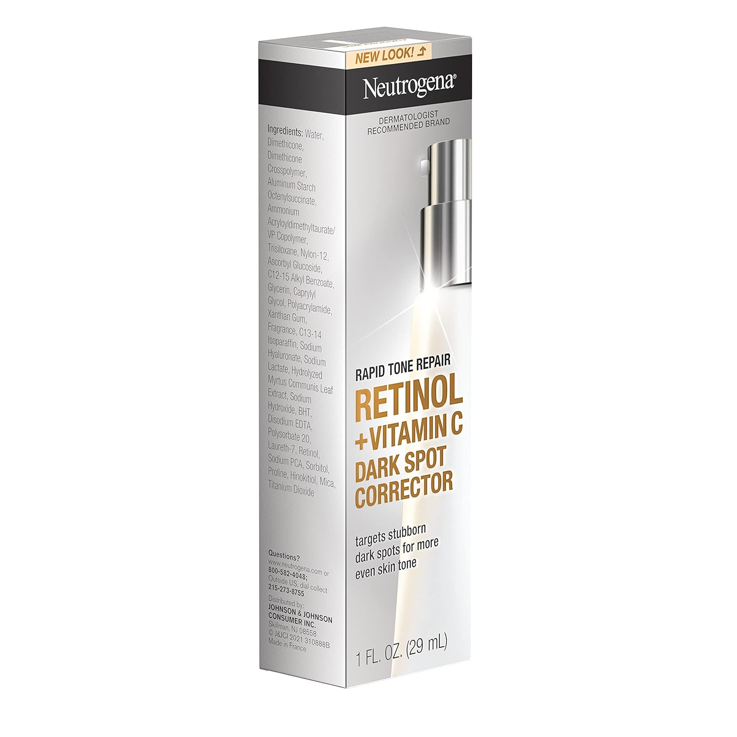 Neutrogena Rapid Tone Repair Retinol + Vitamin C Serum – Premium Anti-Aging Treatment for an Elevated Vanity Counter