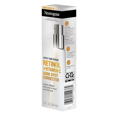 Neutrogena Rapid Tone Repair Retinol + Vitamin C Serum – Premium Anti-Aging Treatment for an Elevated Vanity Counter