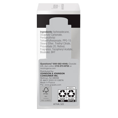 Neutrogena Rapid Wrinkle Repair Retinol Face Oil – Mindful Anti-Aging Treatment for the Bathroom Vanity, Renews Dull Skin Overnight