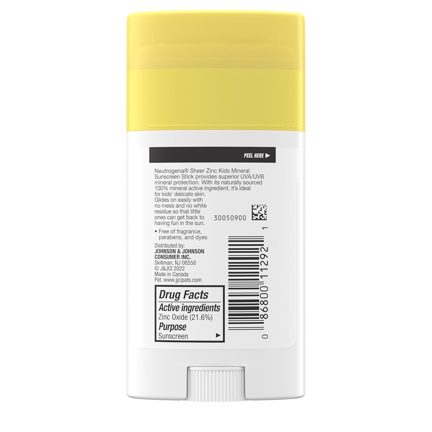 Neutrogena Sheer Zinc Mineral Sunscreen Stick for Kids, SPF 50+ Face and Body Sun Protection for Playground, Pool, and Beach Days