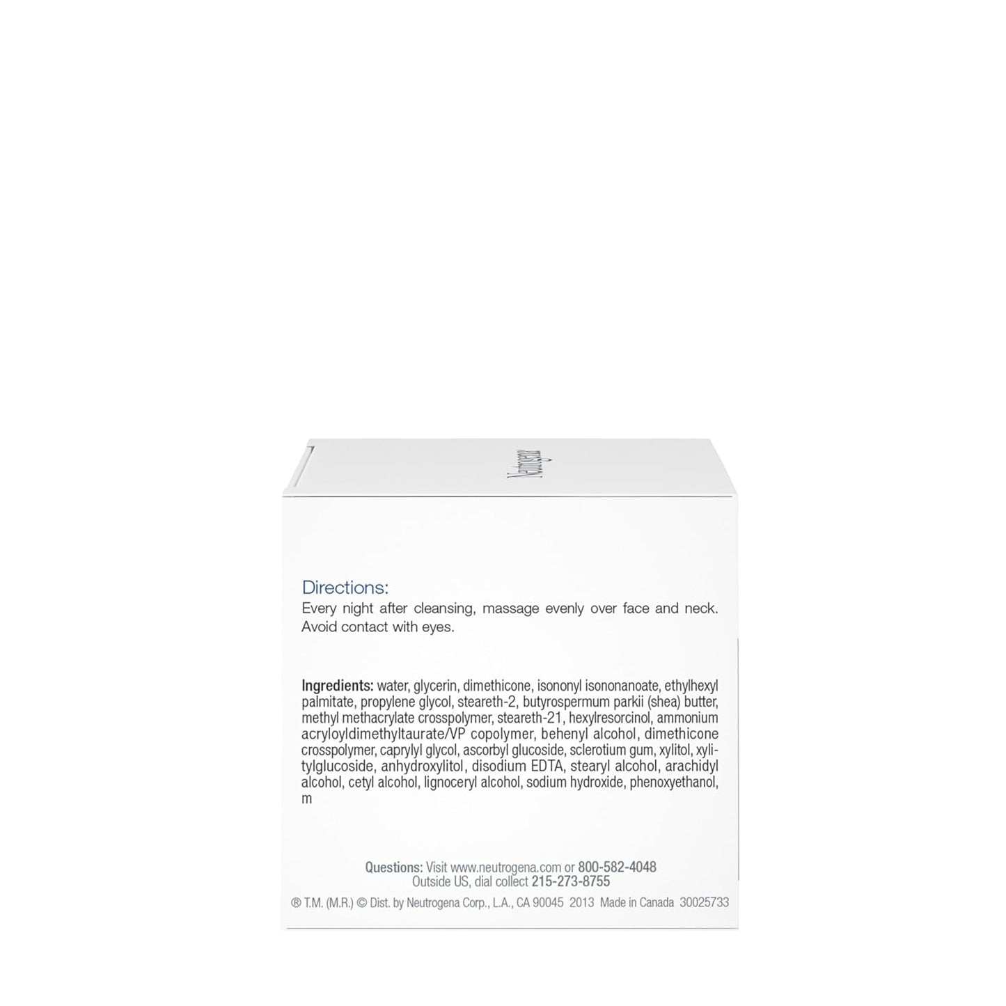 Neutrogena Triple Age Repair Moisturizer – Calming Nightly Self-Care Jar for Face and Neck Anti-Aging