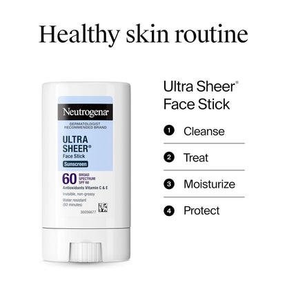 Neutrogena Ultra Sheer Dry-Touch SPF 70 Sunscreen – Travel Size for Hiking, Beach Days & Patio Lounging, Water Resistant 80 Min
