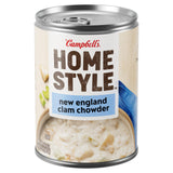 Campbell's Homestyle New England Clam Chowder Soup, 16.3 oz Can – Cozy Self-Care Pantry Staple for Mindful Lunches at Home