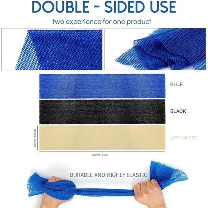new-type nylon material that is sturdy, elastic, and soap-lathering