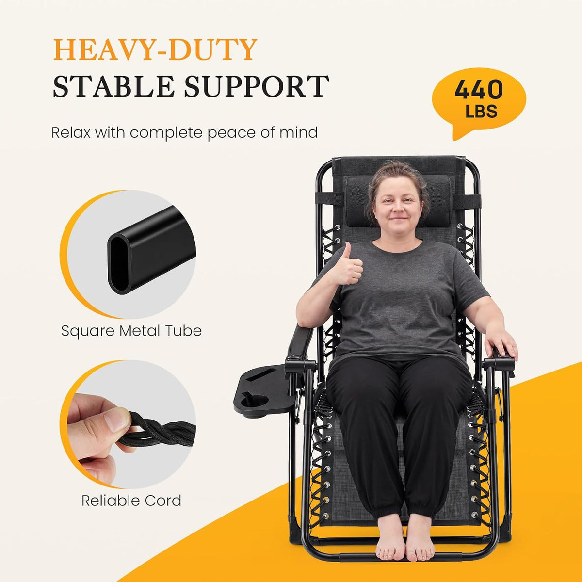 NEWBULIG Patio Chair Gift – Practical Holiday and Father's Day Present for the Outdoor Relaxation Lover
