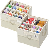 Plus Size 2 Pack Shoe Organizer for Closet – Labeled Stackable Storage for an Organized Daily Workflow