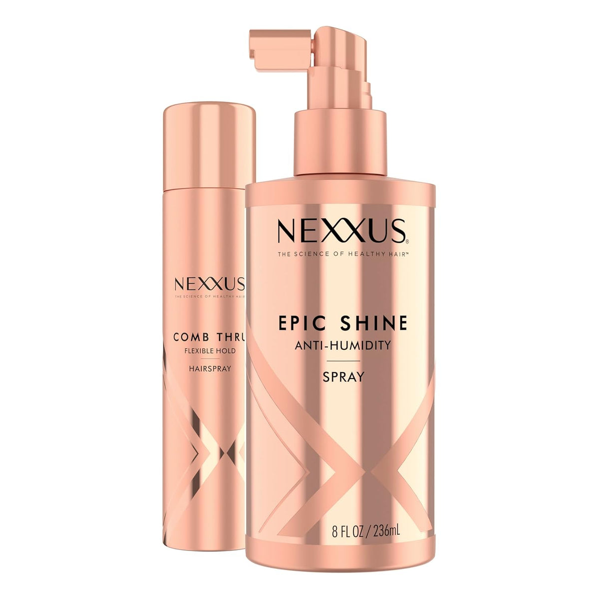 Nexxus All-Climate Hairspray – Humidity Shield for Beach, Hiking & Outdoor Events, 10 oz