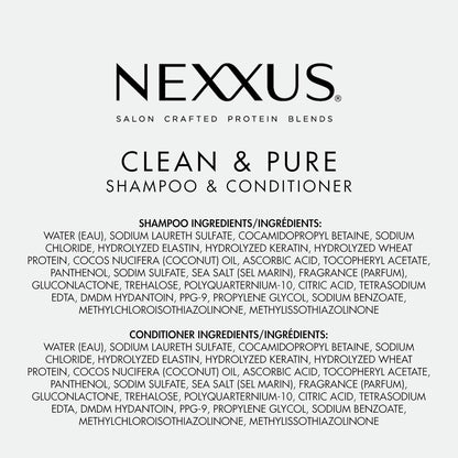 Nexxus Clean & Pure Luxury Hair Care Set – Thoughtful Self-Care Gift for Birthday or Housewarming