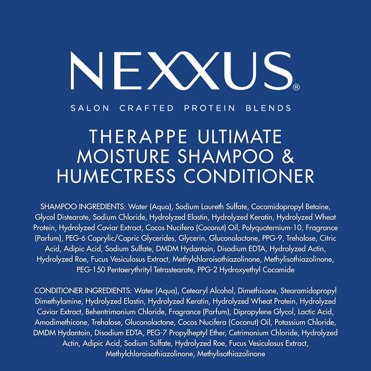 Nexxus Luxury Moisture Duo Gift – Salon-Quality Shampoo and Conditioner for Beauty-Loving Gift Givers
