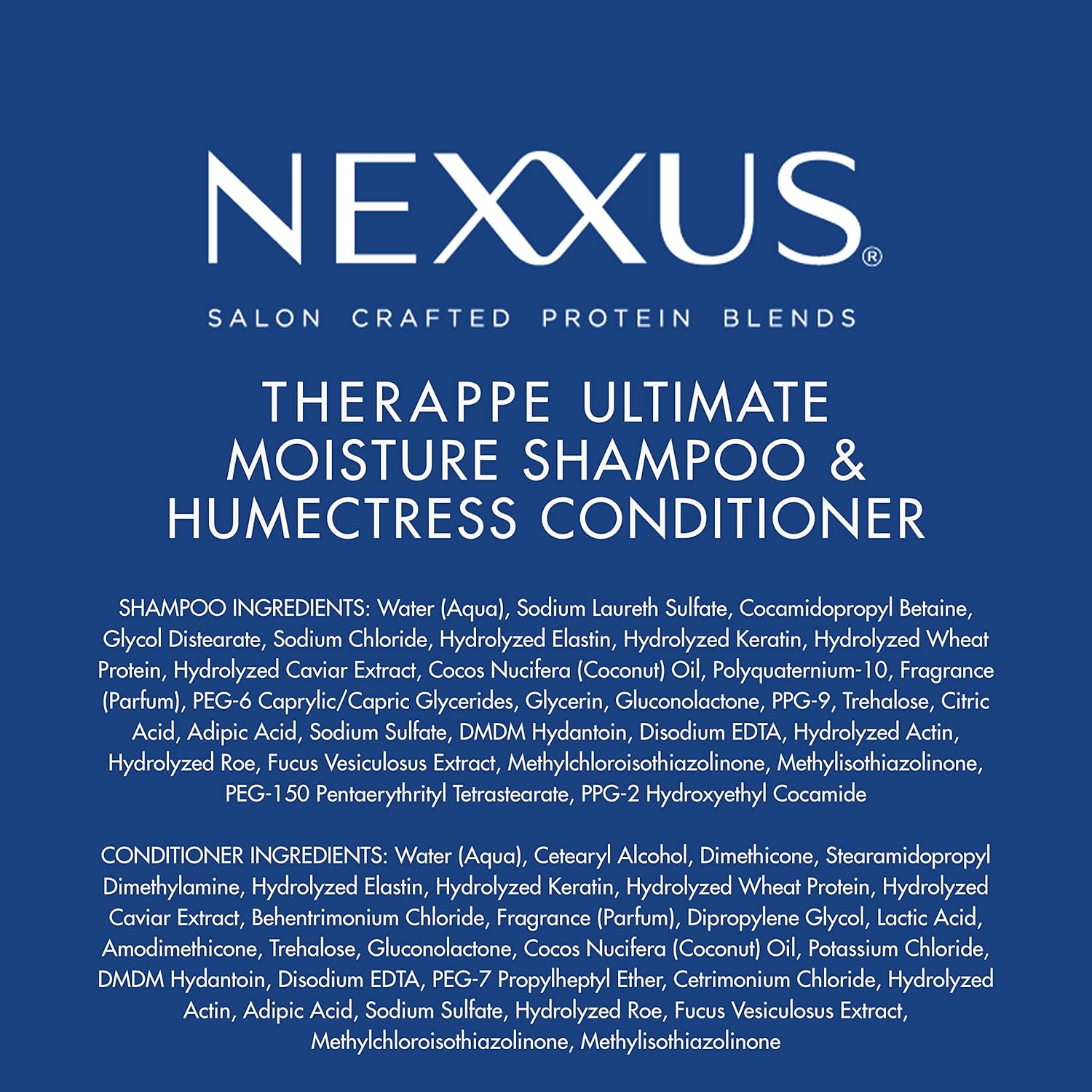 Nexxus Luxury Moisture Duo Gift – Salon-Quality Shampoo and Conditioner for Beauty-Loving Gift Givers