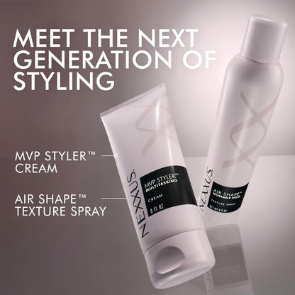 Nexxus Styling Cream MVP Styler Hybrid Multitasking Hair Cream for Bedtime Wind-Down, Calming Hair Smoothing Ritual
