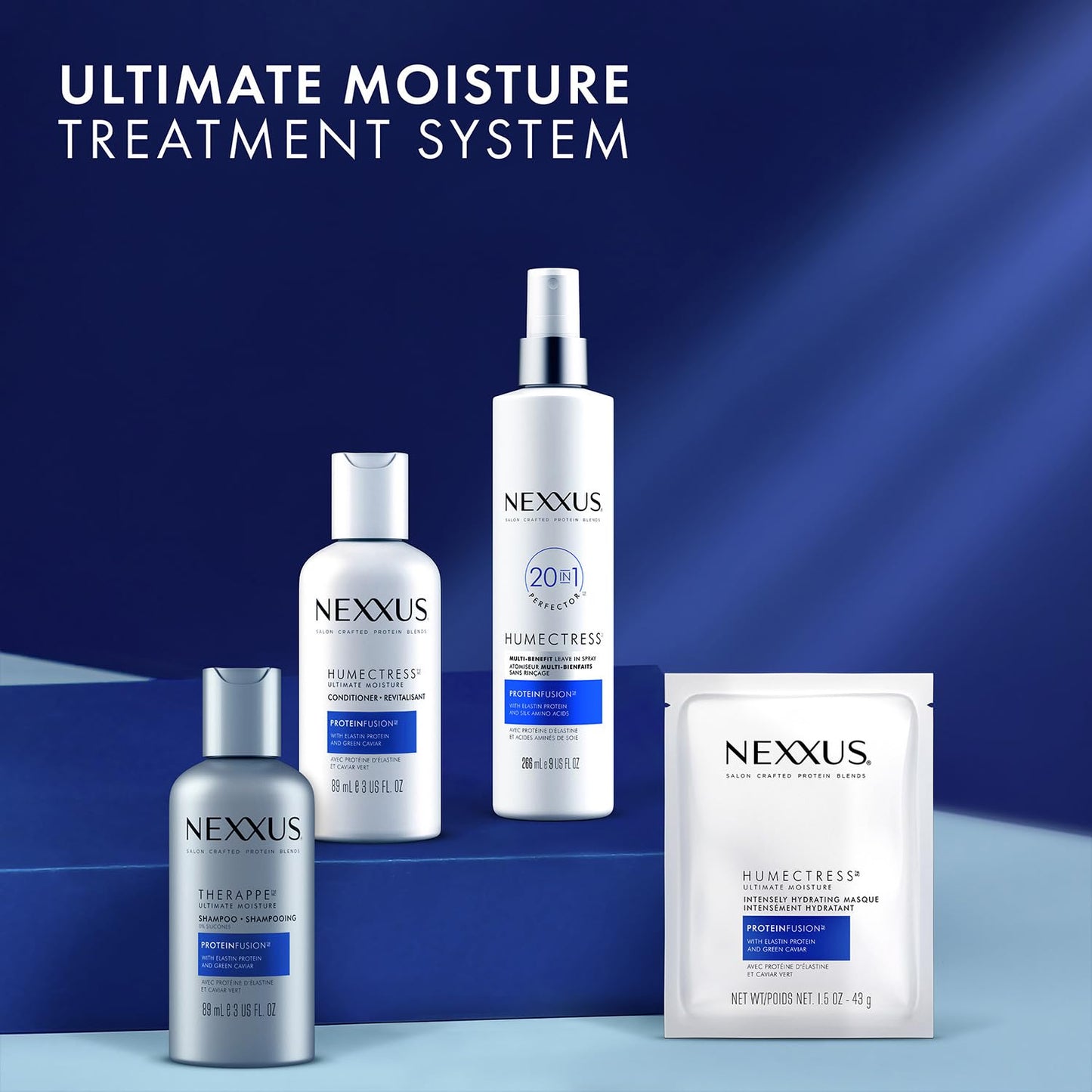 Nexxus Therappe Conditioner Travel Size – Mindful Self-Care for Damaged Hair, TSA-Ready