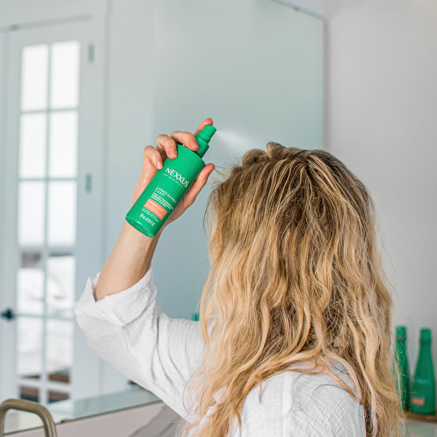Nexxus Unbreakable Care Spray – Fragile-Hair Breakage Shield for Safe Daily Use