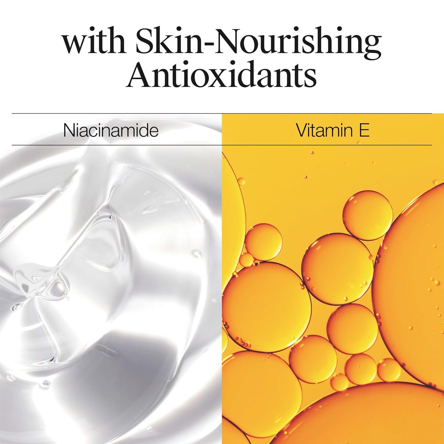 niacinamide and vitamin e infusion for cooling and moisturizing benefits