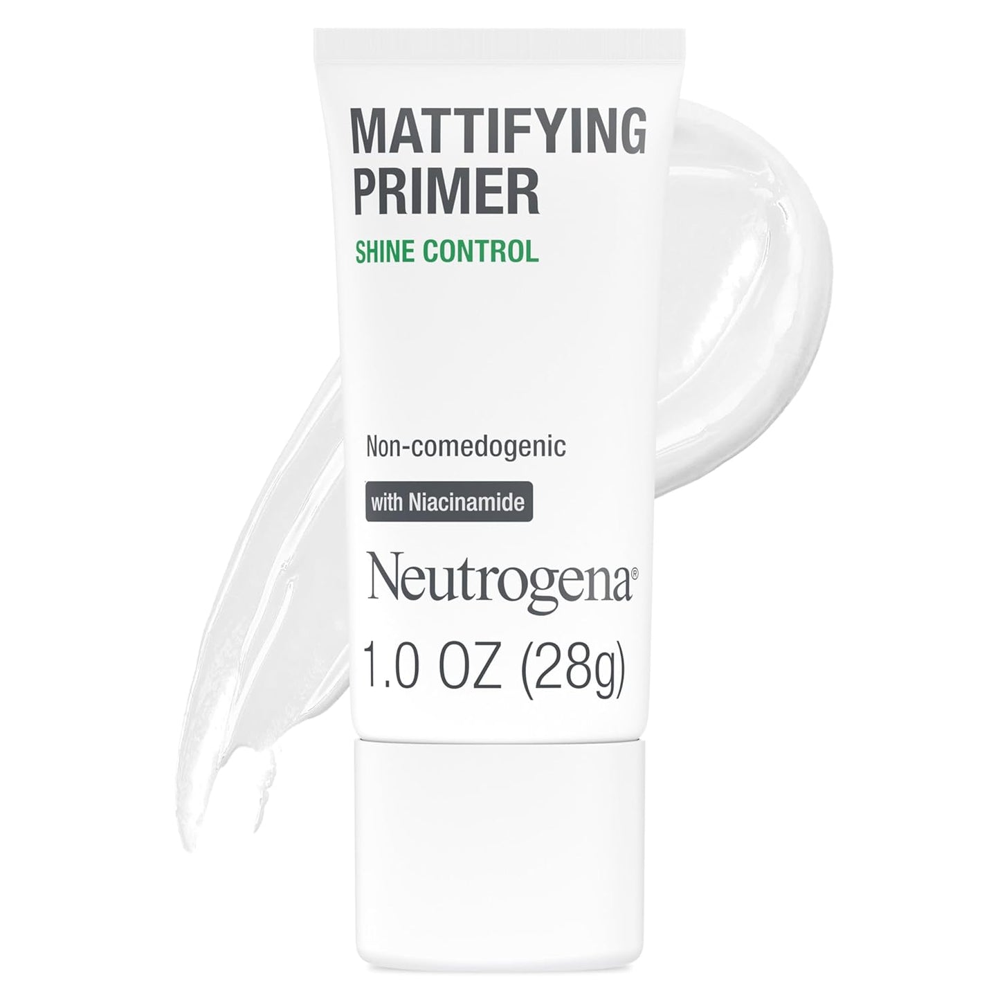 niacinamide-infused mattifying formula for shine control and even-looking skin