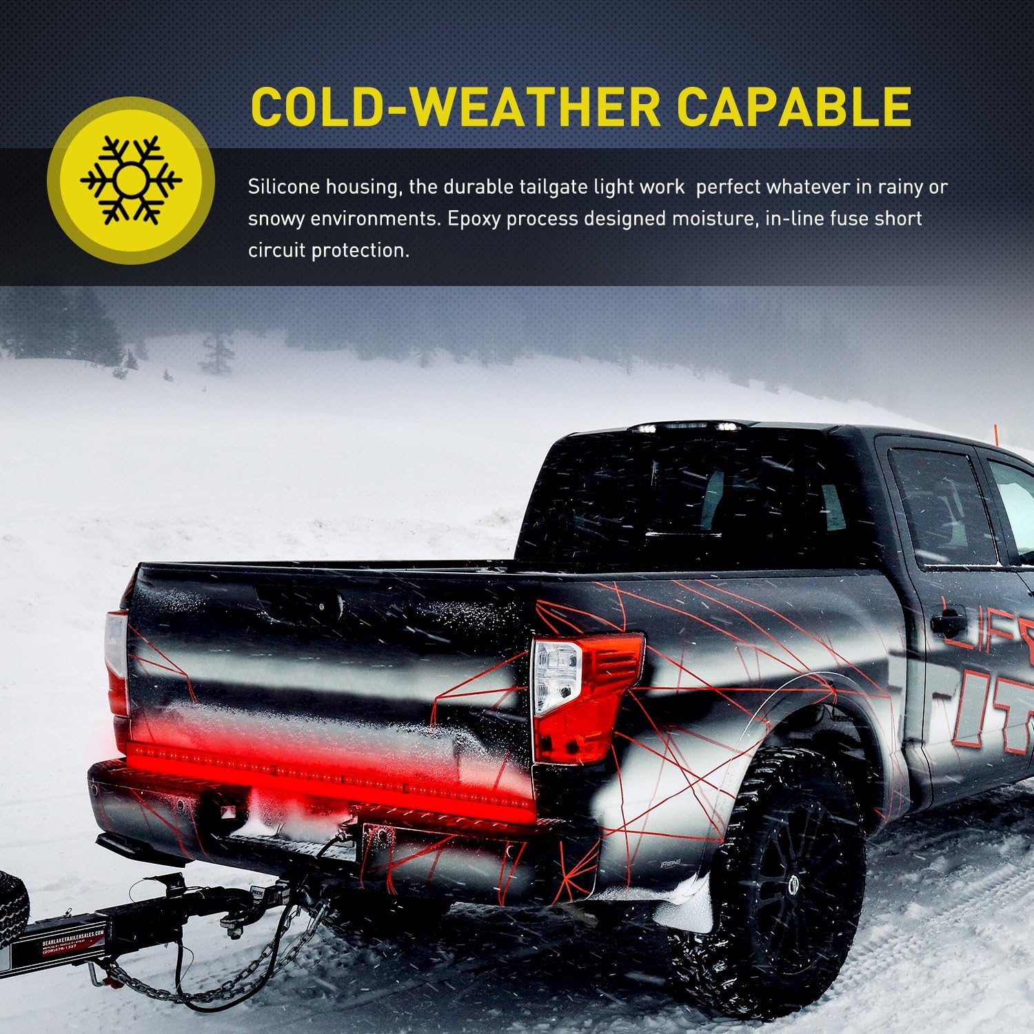 Nilight 60-Inch LED Tailgate Light Bar – Practical Gift for Truck Owners and DIY Garage Enthusiasts