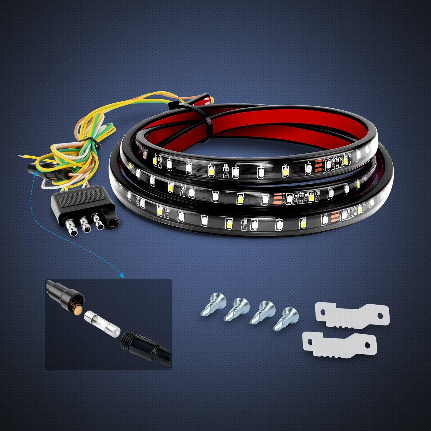 Nilight 60-Inch LED Tailgate Light Bar – Practical Gift for Truck Owners and DIY Garage Enthusiasts