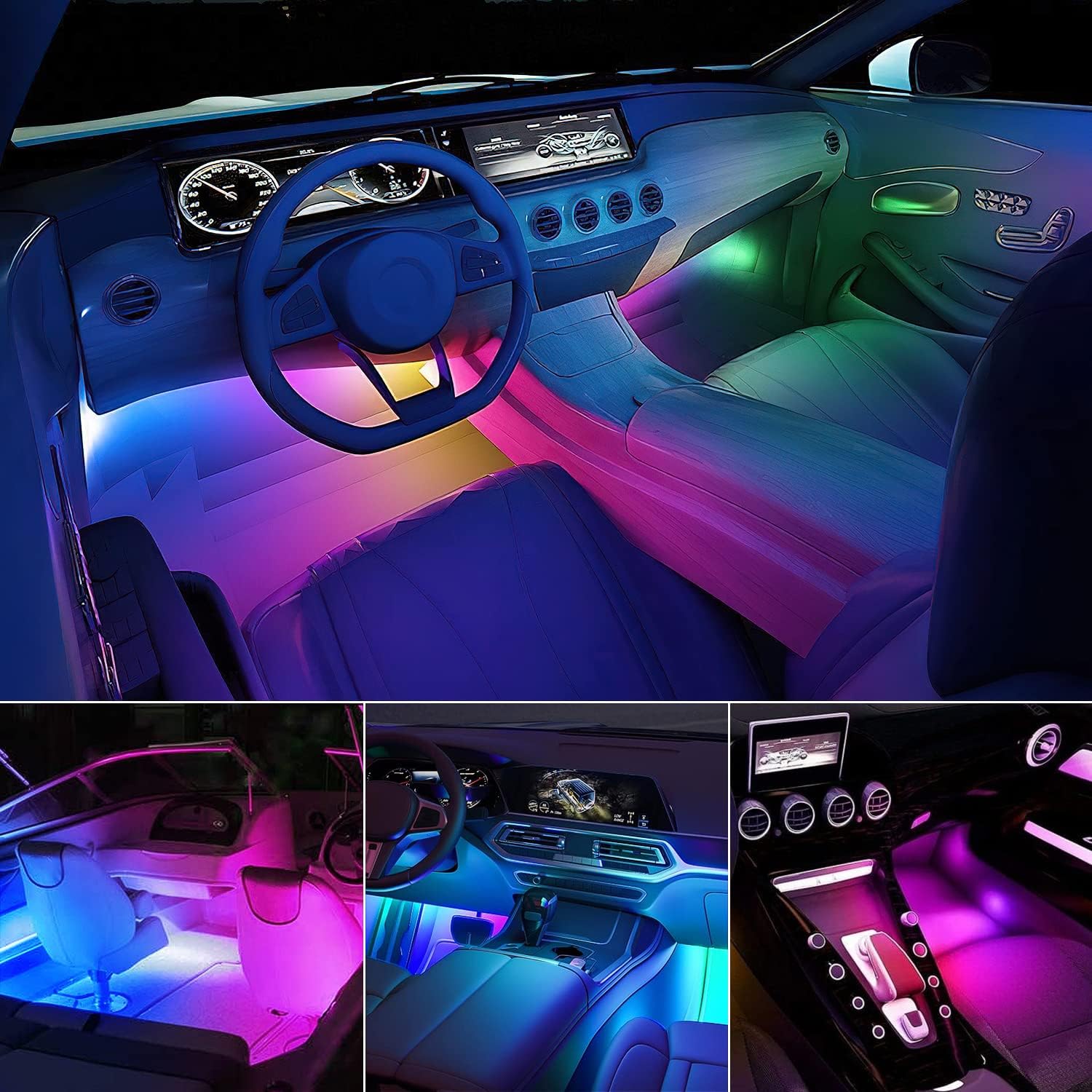 Nilight Water Ready RGB-IC Strip Lights – Versatile Cabin and Tailgate Lighting for Off Road Adventures