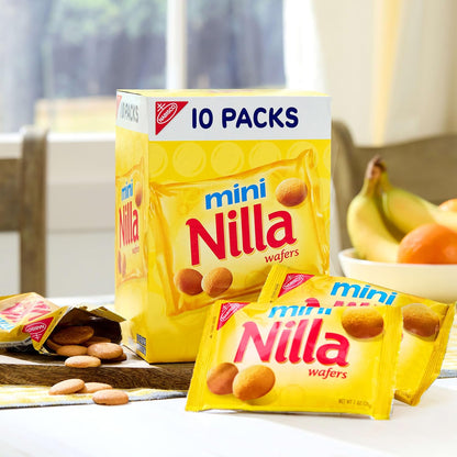 NILLA Wafers Mini Cookies – Gentle Vanilla Wafer Snack for Sensitive Stomachs and Soft Diets