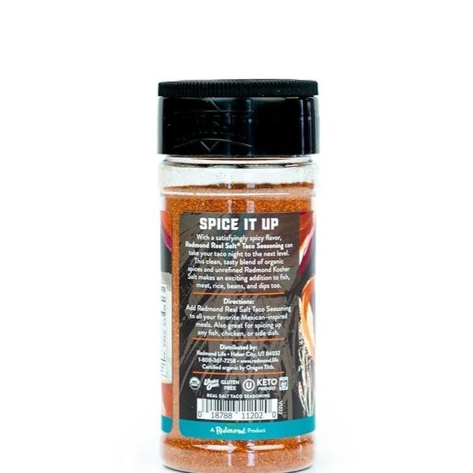 nine-variant product line spanning taco, bbq, chili lime, steak, garlic salt, and season salt flavors in crystal/granulated form